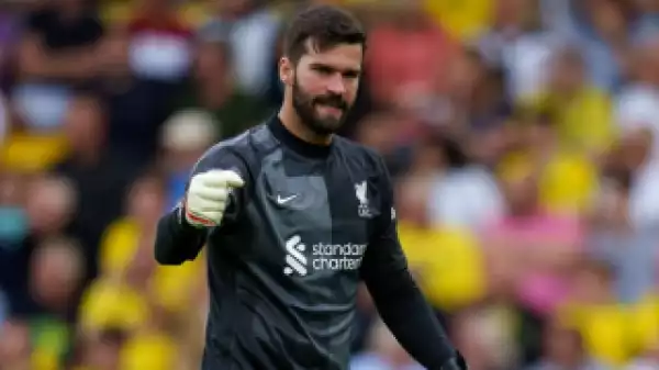 Liverpool goalkeeper Alisson welcomes 