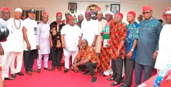 Ohaneze Ndigbo Lagos Visits Sanwo-Olu (Pictures)