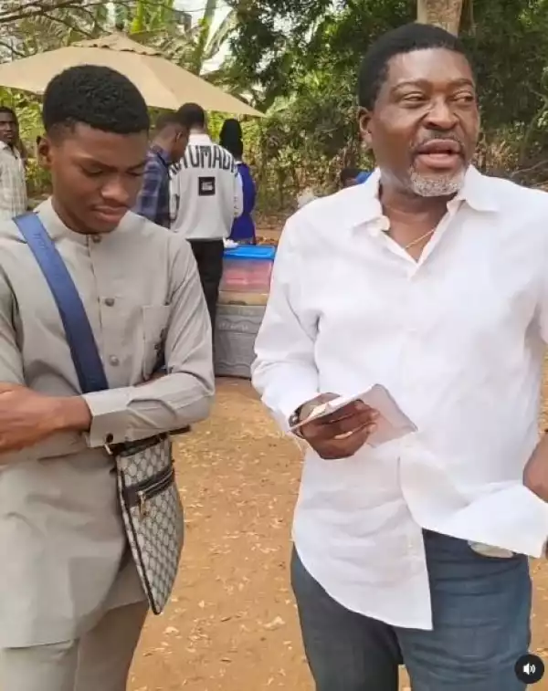 Pay Them Unscheduled Visits To Avoid Stories - Kanayo O. Kanayo Tells Parents As He Pays His Son A Surprise Visit In School (Video)