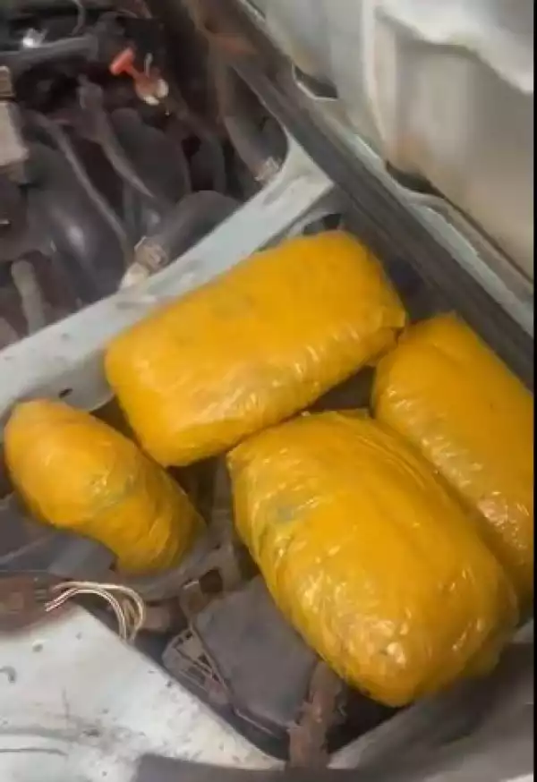 NDLEA Seizes Drugs Concealed In Vehicle Engine And Tyres (Video)