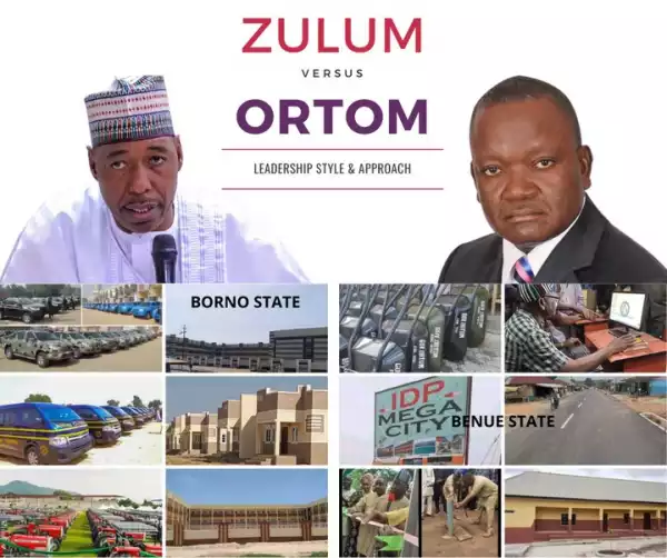Governance: Zulum Of Borno Vs Ortom Of Benue - Angula Bishop Reuben