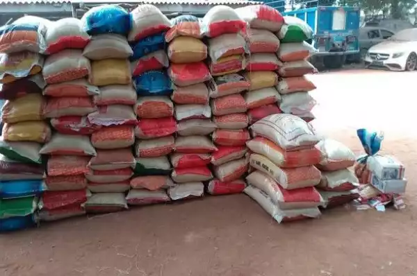 Customs Seizes 12 Trucks Of Smuggled Rice From Benin Republic