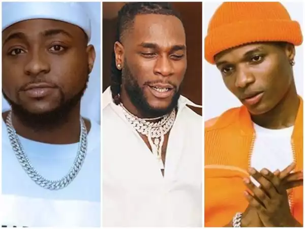 Burna Boy, Davido And Wizkid Nominated For 2020 AFRIMMA Artist Of The Year – Who Do You Think Deserve It Better??