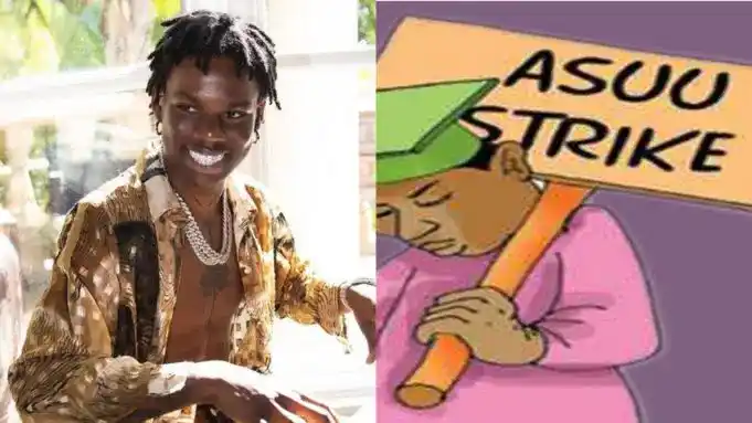 “Since them give me admission, I never start school o” – Rema cries out as he begs ASUU to call off strike