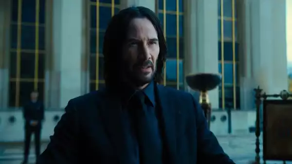 John Wick: Chapter 4 Clip Shows Keanu Reeves Negotiating with Bill Skarsgård