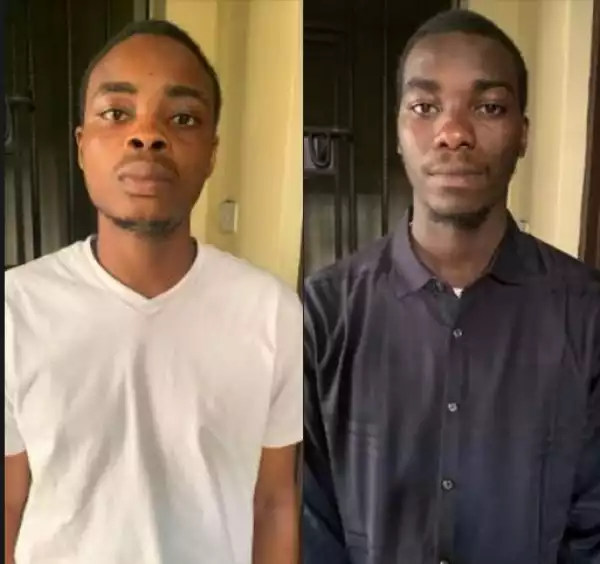 Two Young Internet Fraudsters Jailed in Port Harcourt (Photo)