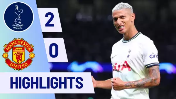 Tottenham vs Manchester United 2 - 0 (Premier League Goals & Highlights)