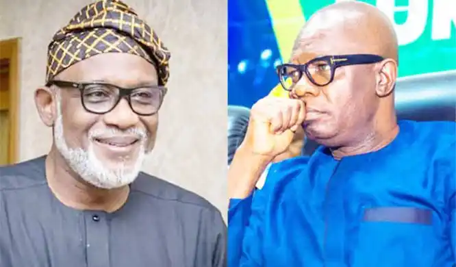 Governor Akeredolu denies asking the police to stop his Deputy from leaving the state house over alleged plan of dumping APC for PDP