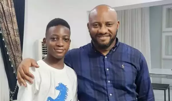 Daddy Loves You - Actor, Yul Edochie Celebrates His First Son At 15 (Photo)