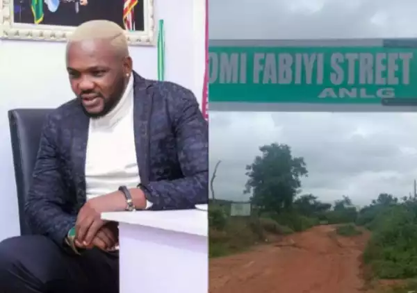 Yomi Fabiyi Celebrates After A Street Was Named After Him (Video)