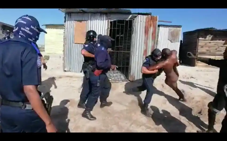 City of Cape Town to suspend officers who dragged naked man from shack