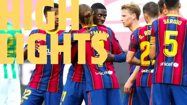 Barcelona vs Real Betis 5 - 2 | LA Liga All Goals And Highlights (07-11-2020)