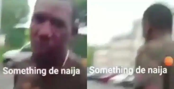 MAD OH!! Woman disgraces her man abroad after discovering he has a wife in Nigeria (video)