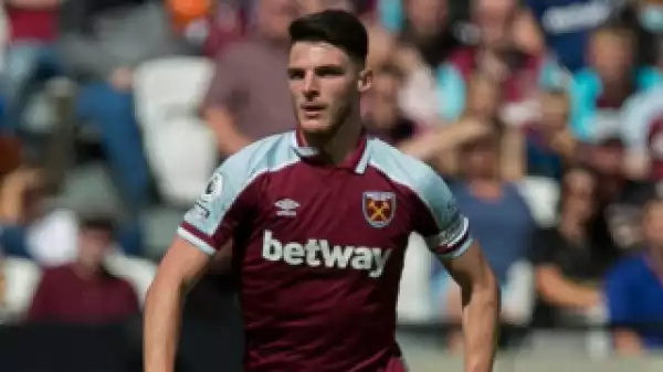 West Ham midfielder Rice urges fans to be positive after Cup defeat