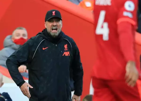 Klopp explains touchline rant with Van Dijk after Liverpool failed to beat Brighton