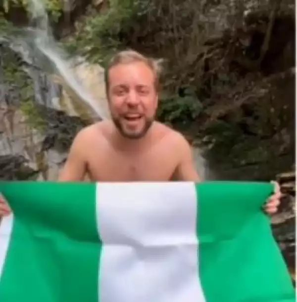 Naija Is Safe, No One Has Killed Me - Oyinbo Man Visiting Nigeria Says (Video)