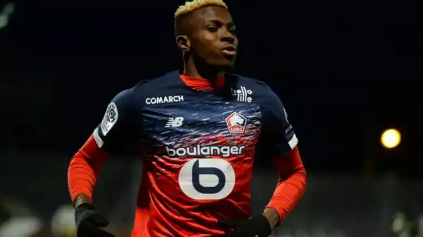 Lille receive €85m offer from an unnamed club for Nigerian striker Victor Osimhen
