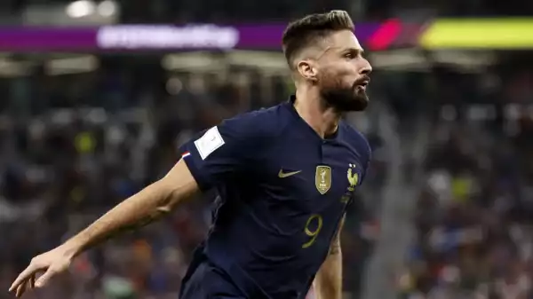Olivier Giroud becomes France all-time male top scorer