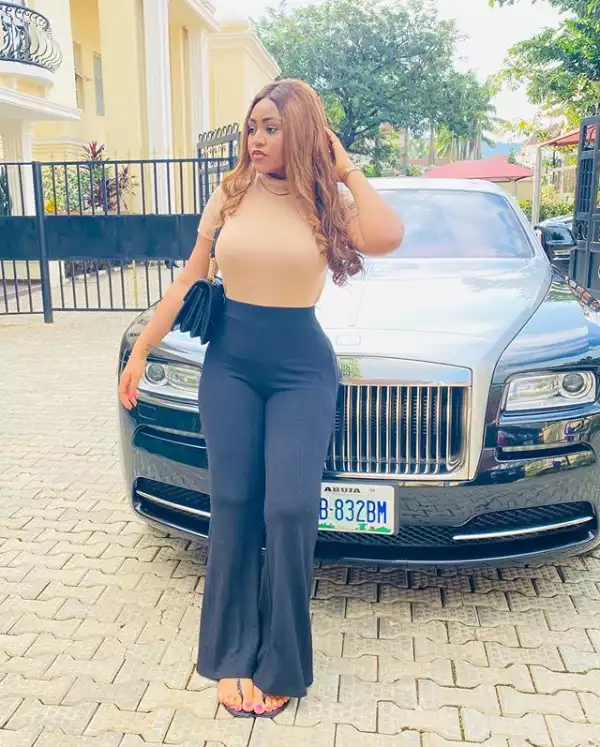 ‘You Are Married But You Post Pictures To Tempt Us’ – Fan Scolds Regina Daniels Over Latest Photos