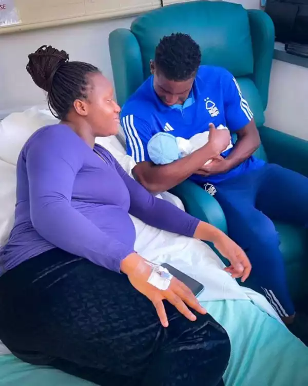 Super Eagles Star, Taiwo Awoniyi Welcomes Second Child