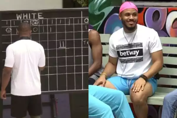 #BBNaija: Ozo Leads Team White To Another Victory In Betway Trivia Games (Photo)