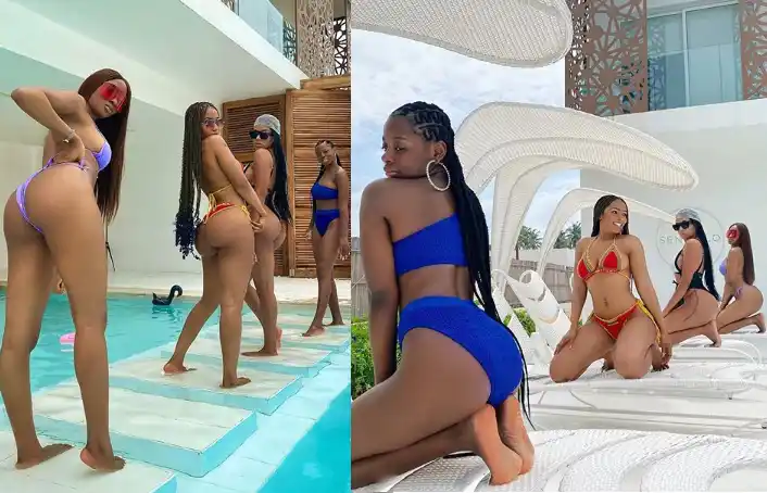Mercy Eke, Kim Oprah, Venita, and Diane flaunt their bikini bodies in sexy new photos 