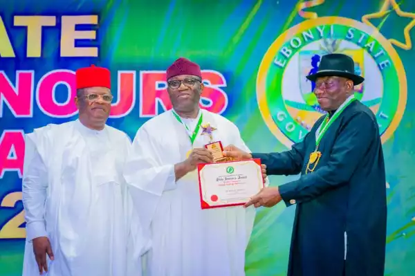 Fayemi Has Been Honoured With The Highest Award In Ebonyi State