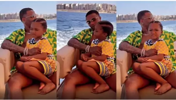 Let Your Other Kids Feel Your Love Too - Nigerians Criticize Wizkid As He Vacations In Style With Third Son, Zion