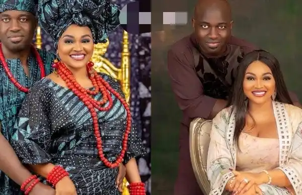 “I stand gidigba for my hubby’s house” – Mercy Aigbe says as she debunks rumours of being kicked out of new husband’s house