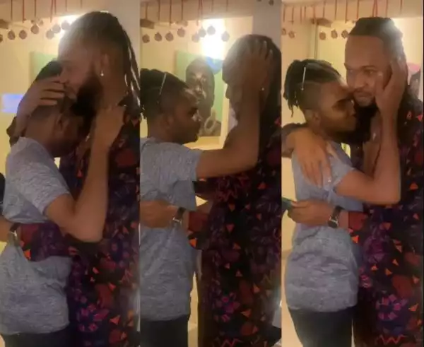 Popular Singer, Flavour, Shares Heartwarming Video Of Himself And His Adopted Son