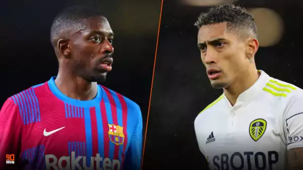 Barcelona close on Ousmane Dembele new contract; Raphinha terms agreed
