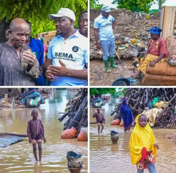 Police Officer, Three Others Killed As Flood Ravages 12 Communities In Yobe