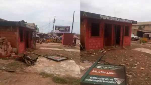 Mob Attacks Enugu Neighbourhood Watch Members As Security Official Kills Hawker For Allegedly Obstructing Traffic