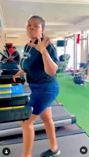 Social Media Users Drag Actress Ruby Ojiakor For Working Out In Jeans (Video)