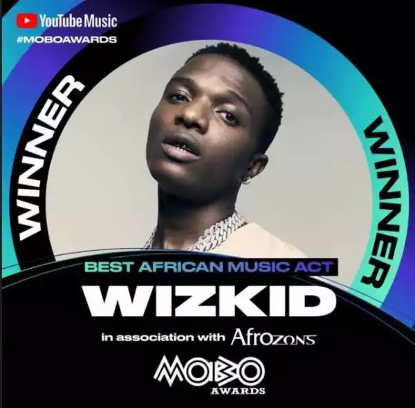 Wizkid Wins Two Awards At MOBO Awards Night 2021