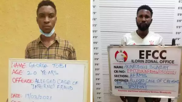 BUSTED!! 2 Fake American Soldiers Jailed For Love Scams In Kwara