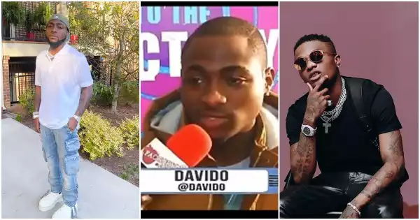 Throwback Interview Of Davido Speaking Highly Of Wizkid (Video)