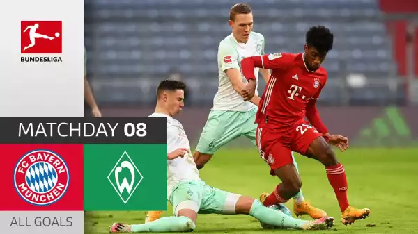 Bayern Munich vs Werder Bremen 1 - 1 (Bundesliga Goals & Highlights)
