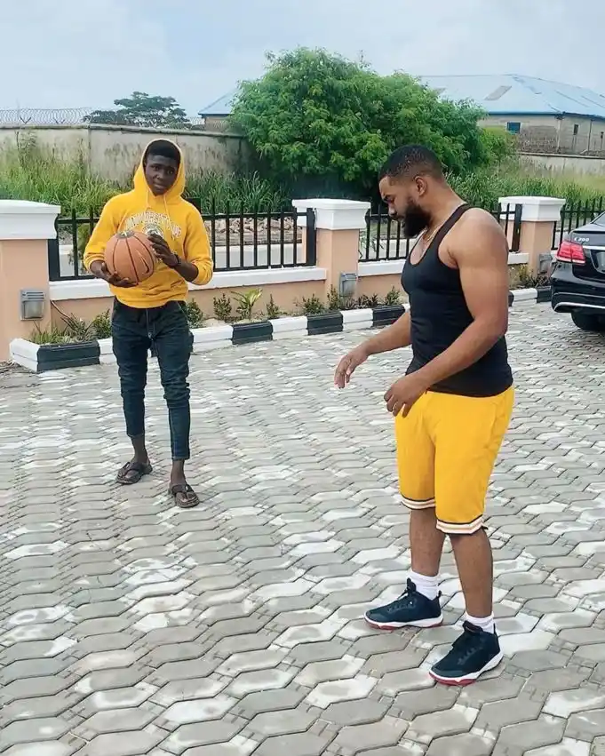 Williams Uchemba’s adopted son, Demola, finally moves into his home (Video)