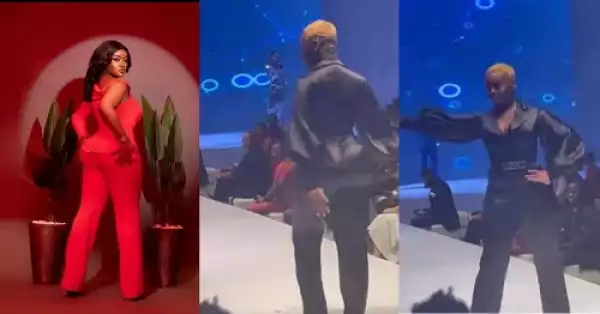 Shake What Your Doctor Gave You – Nigerians React As Chioma Rowland Shows Off Runway Skills At Recent Event (Video)