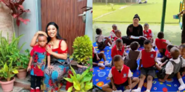 My son looked me in the face and told me he didn’t like the dress I wore to his school – Tonto Dikeh