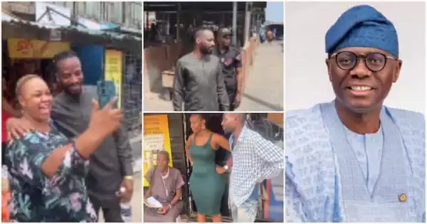 Nigerians Mock Singer, 9ice After He Was Spotted Going From Door-to-Door In Last Minute Effort To Help Sanwo-Olu