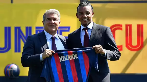 Jules Kounde named in Barcelona squad for Man City friendly