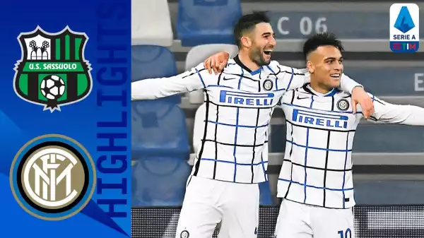 Sassuolo vs Inter 0 - 3 (Serie A Goals & Highlights)