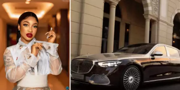 Congratulations Pour In For Tonto Dikeh As She Buys Herself A ‘MAYBACH’ Worth Millions Of Naira For Her 36th Birthday