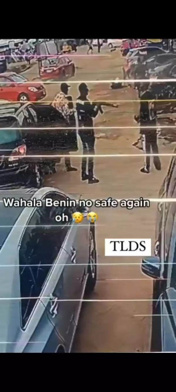 Terrifying Footage Captures Arm Robbers Operating In Broad Day Light In Benin (Video)