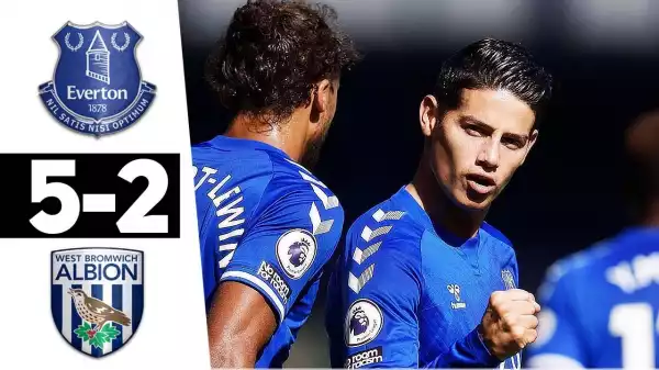 Everton vs West Brom  5 - 2 | EPL All Goals And Highlights (19-08-2020)