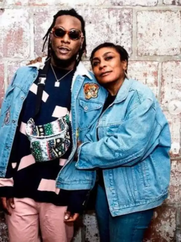 Adorable Video Of Burna Boy And His Mum Playing On Stage (Video)