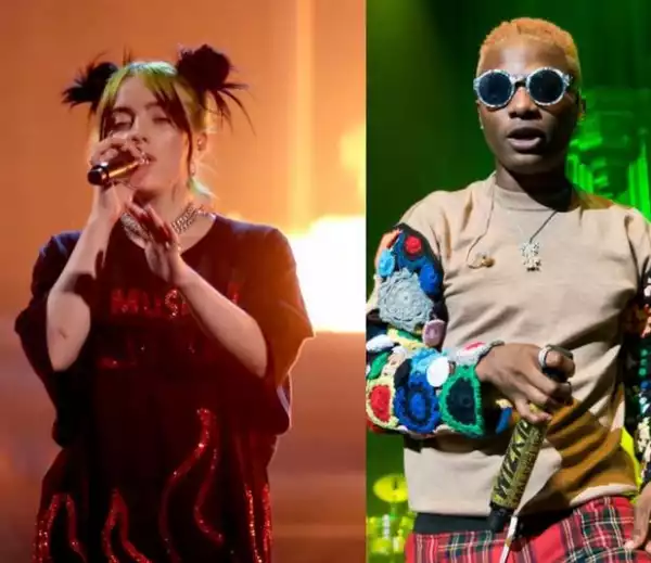 American Singer, Billie Eilish Reveals She’s Obsessed With Wizkid’s Song