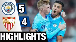 Manchester City vs Sevilla 5 - 4 (Super Cup Goals & Highlights)